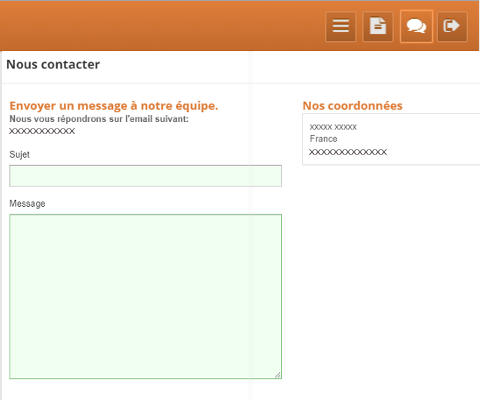 Contacter l'équipe support en cas de problème